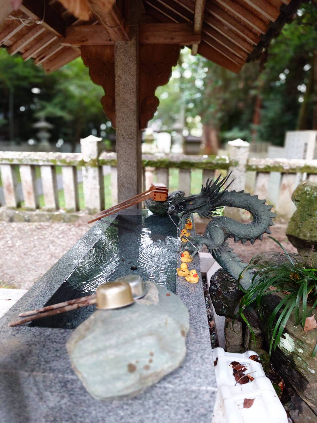 石岡神社 手水舎